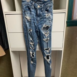 High rise jeans